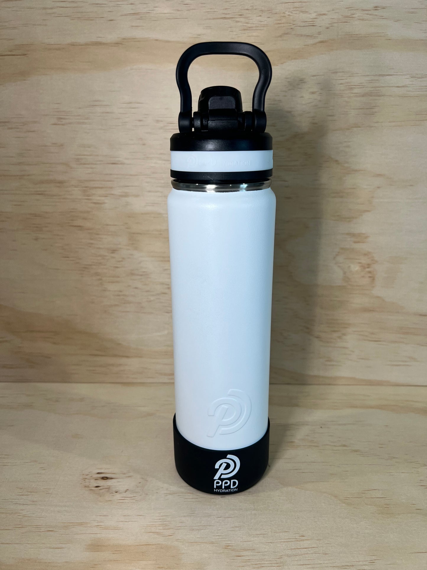 750ml Wide Lid Water Bottle - White