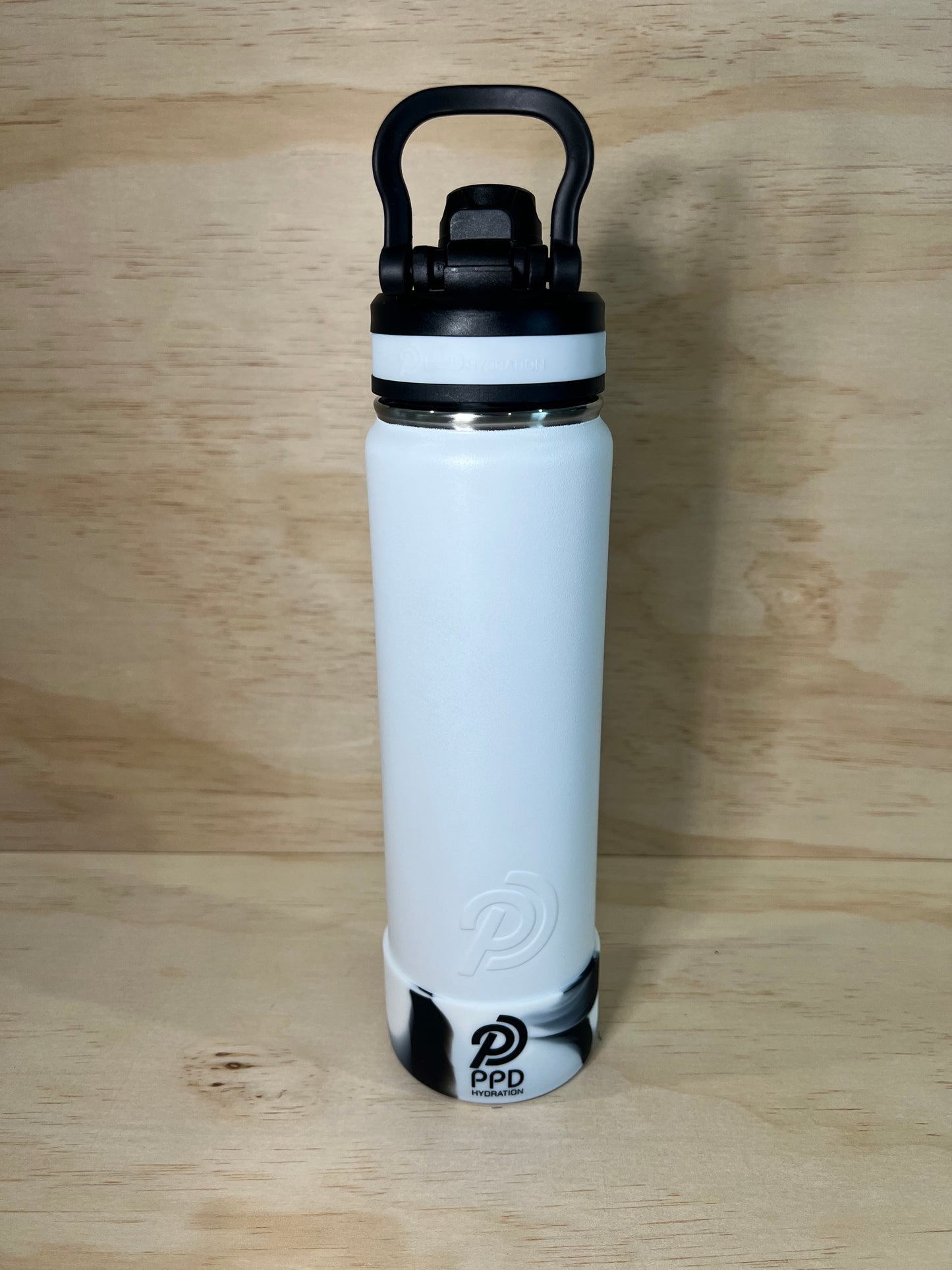 750ml Wide Lid Water Bottle - White