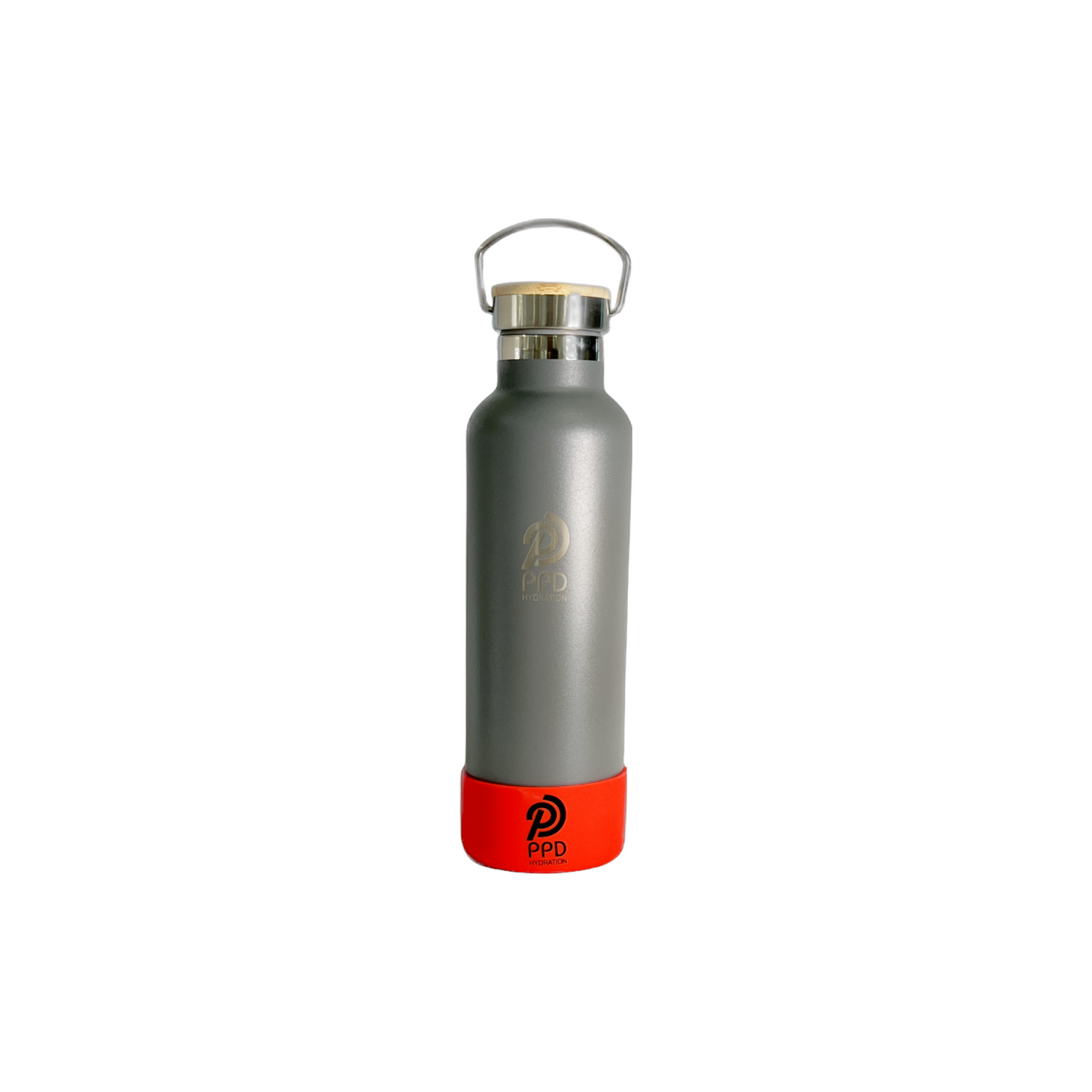 Grey 750ml Insulated Water Bottle – Power Drink Hydration