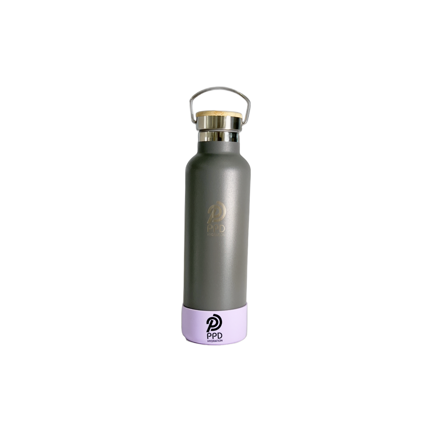 Grey 750ml Insulated Water Bottle – Power Drink Hydration