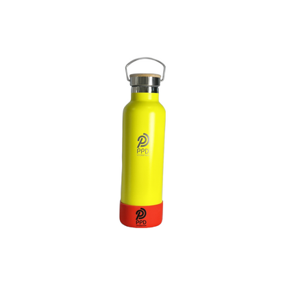 Yellow 750ml Insulated Bottle – Power Drink Hydration