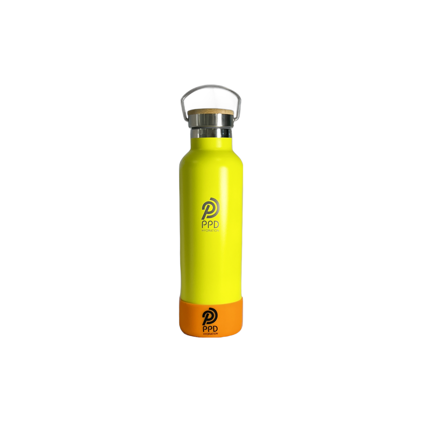 Yellow 750ml Insulated Bottle – Power Drink Hydration