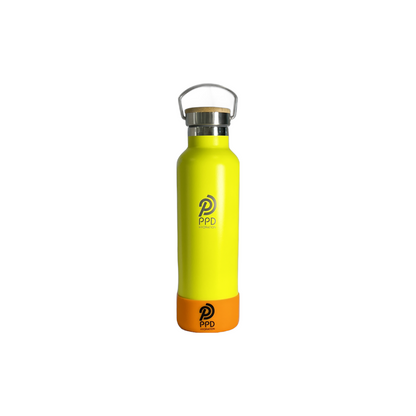 Yellow 750ml Insulated Bottle – Power Drink Hydration