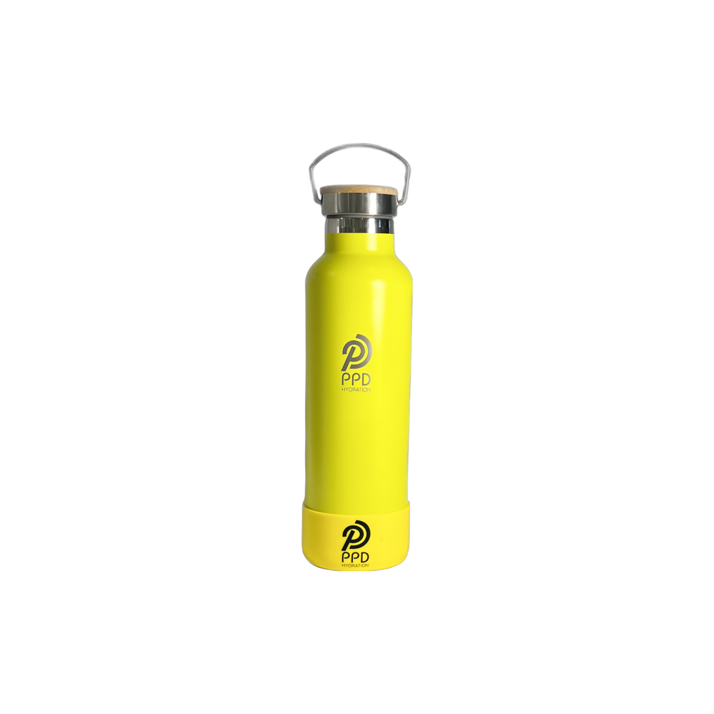 Yellow 750ml Insulated Bottle – Power Drink Hydration