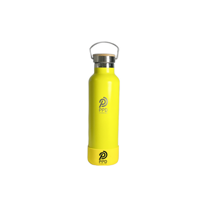 Yellow 750ml Insulated Bottle – Power Drink Hydration