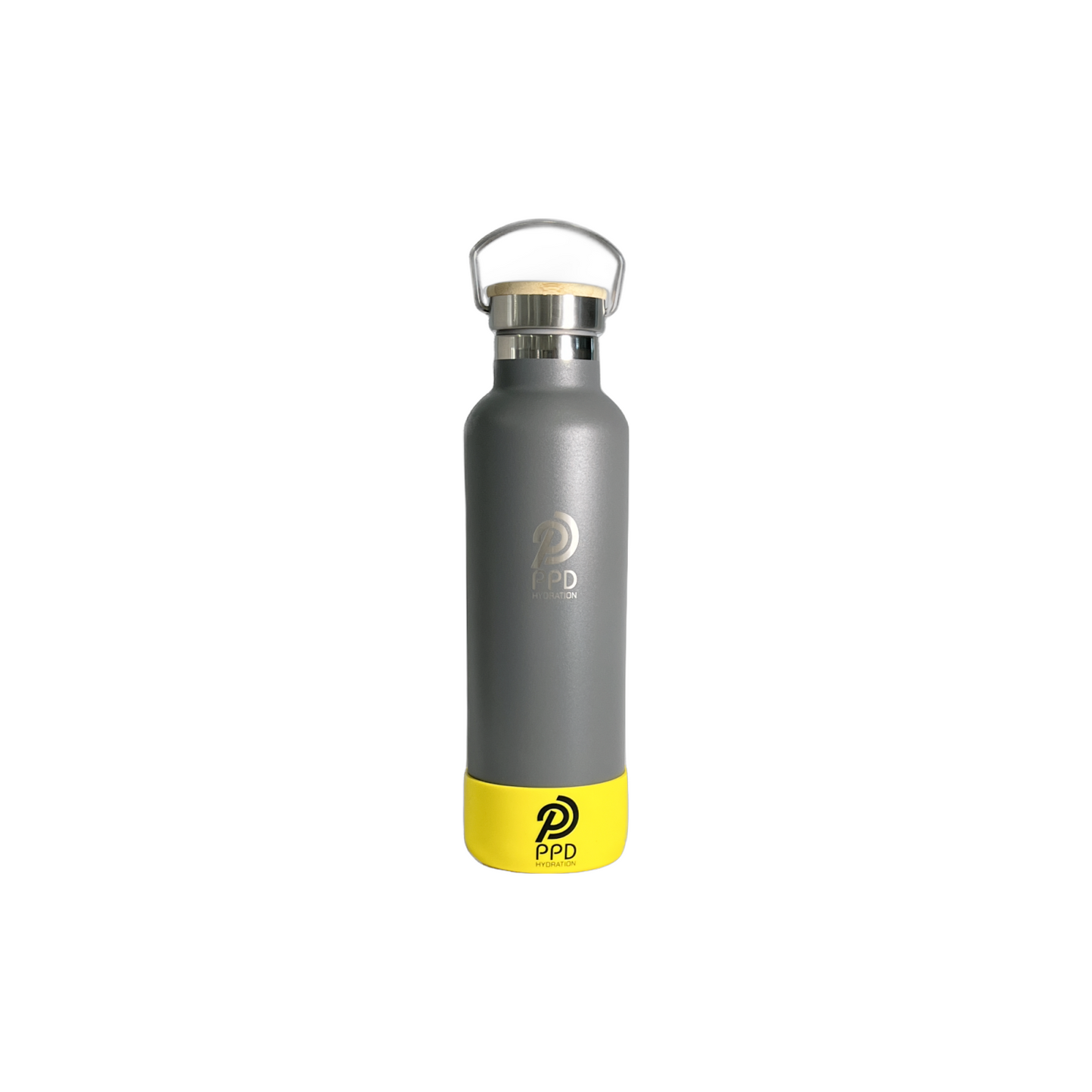Grey 750ml Insulated Water Bottle – Power Drink Hydration