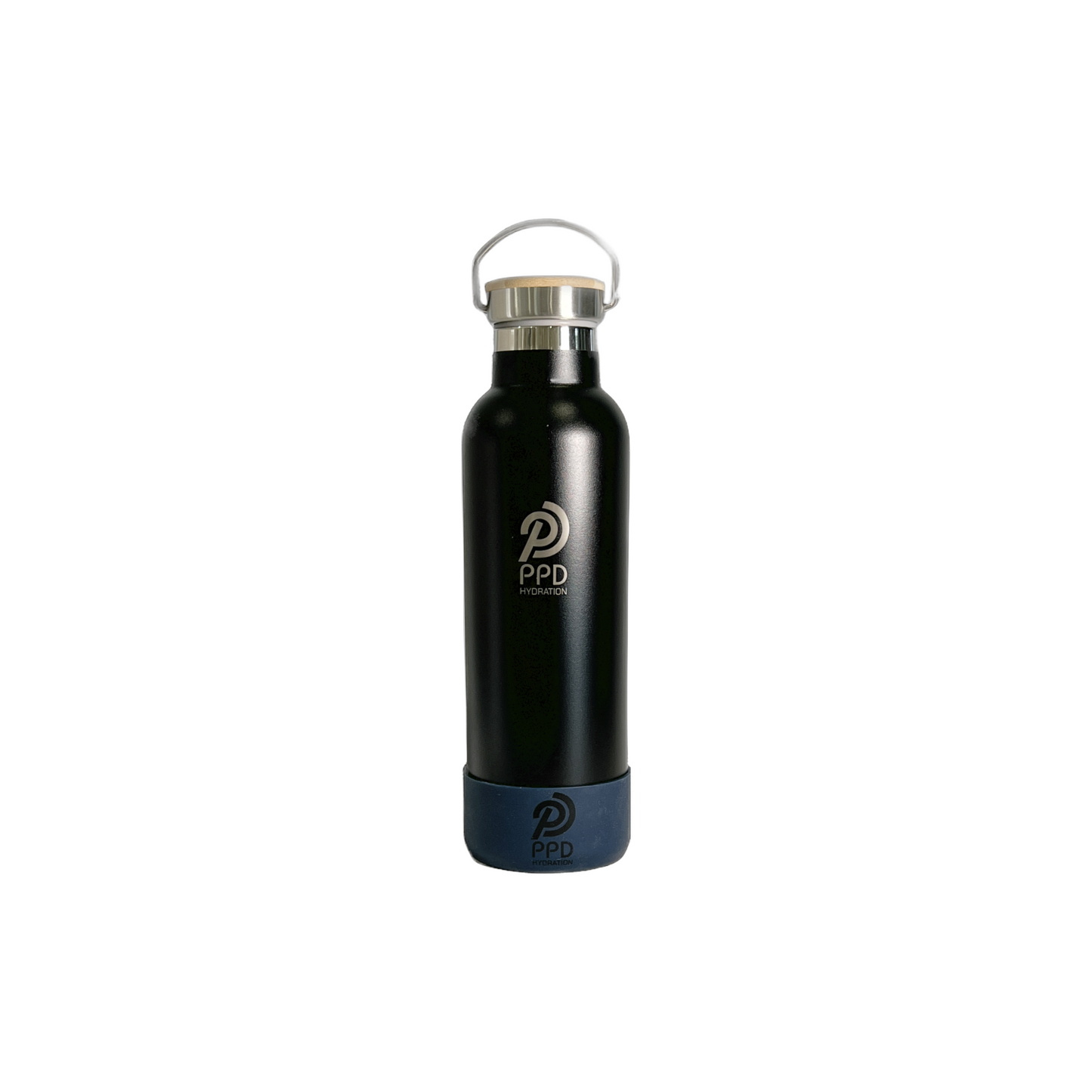 Black 750ml Insulated Water Bottle – Power Drink Hydration