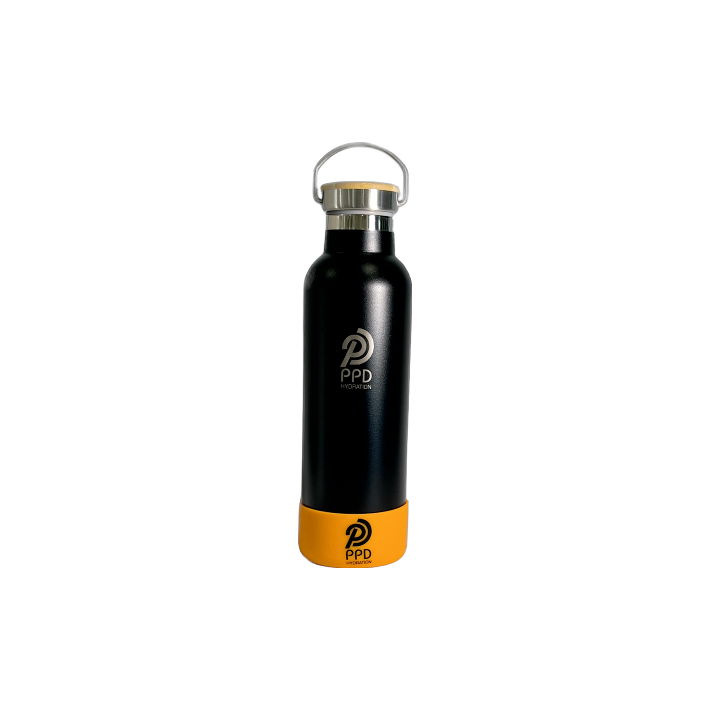 Black 750ml Insulated Water Bottle – Power Drink Hydration