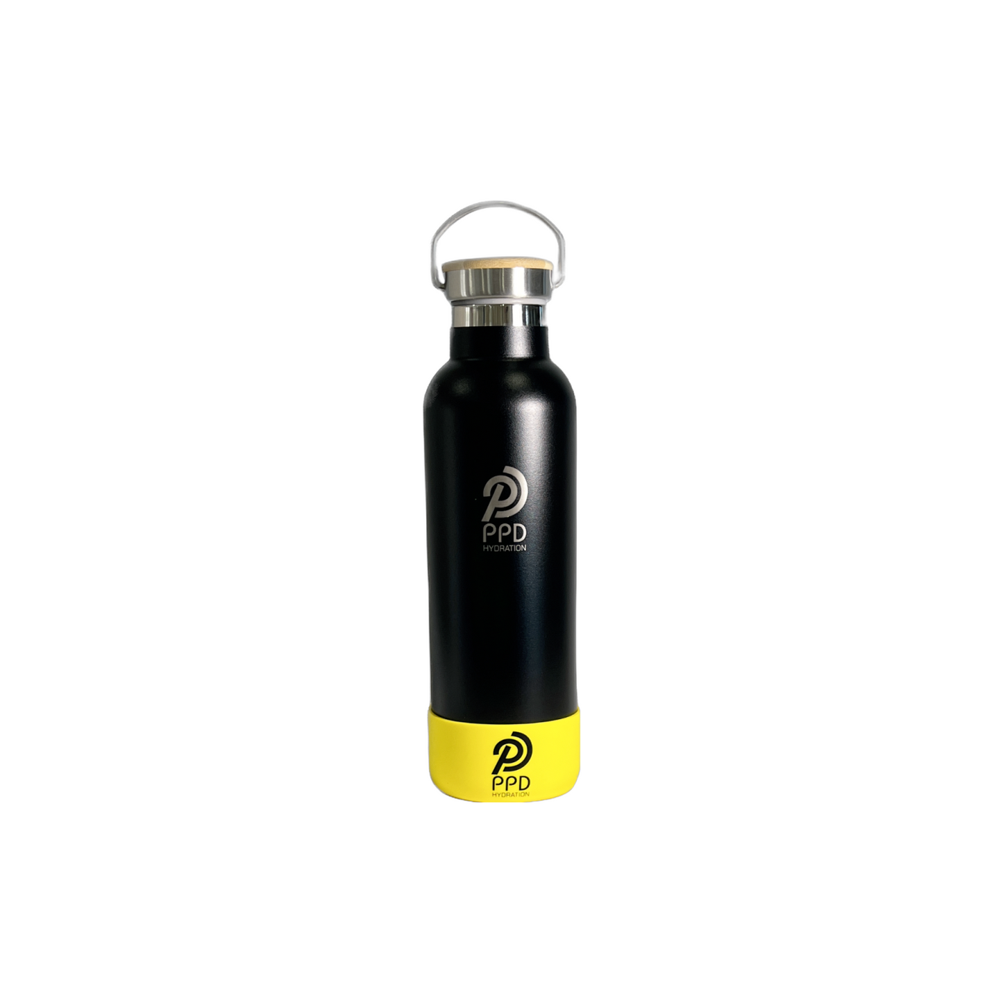 Black 750ml Insulated Water Bottle – Power Drink Hydration