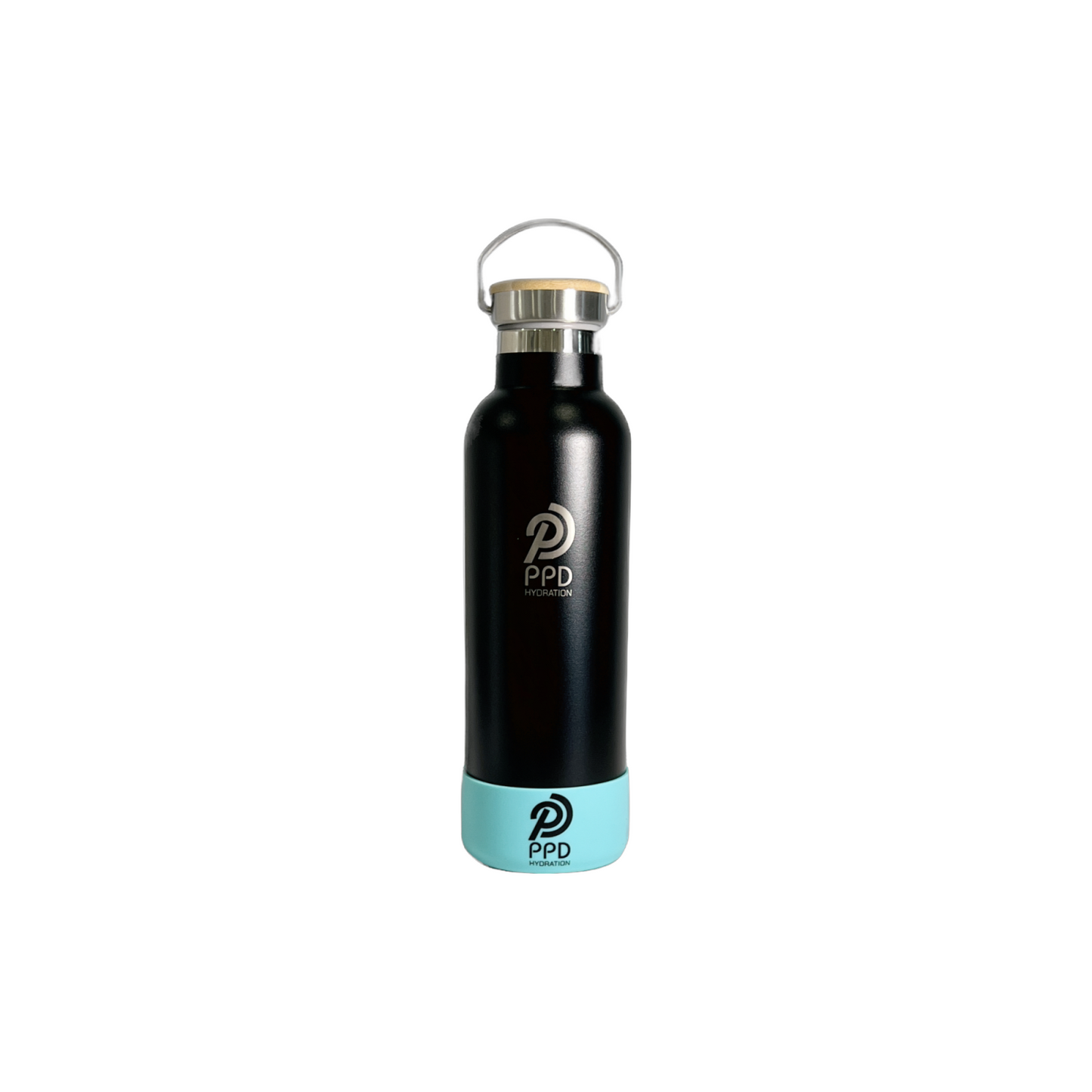 Black 750ml Insulated Water Bottle – Power Drink Hydration