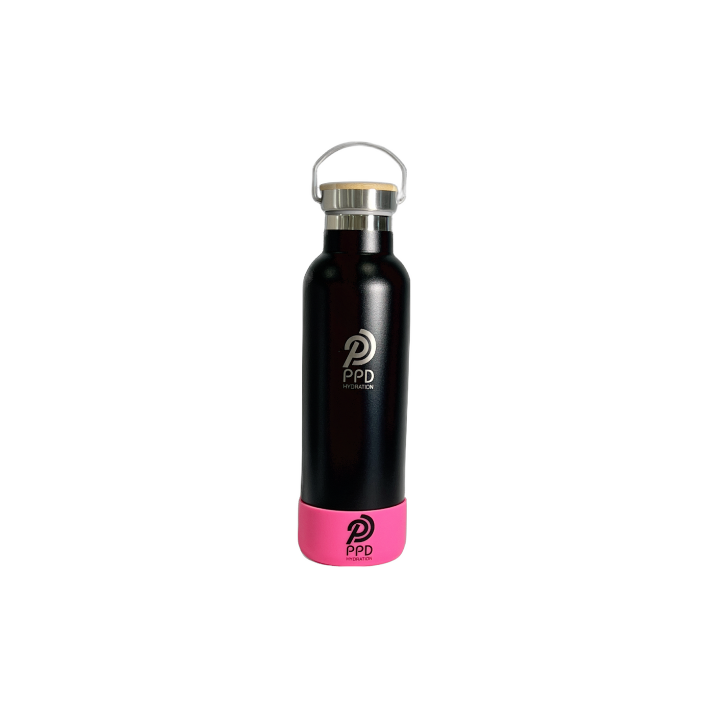 Black 750ml Insulated Water Bottle – Power Drink Hydration