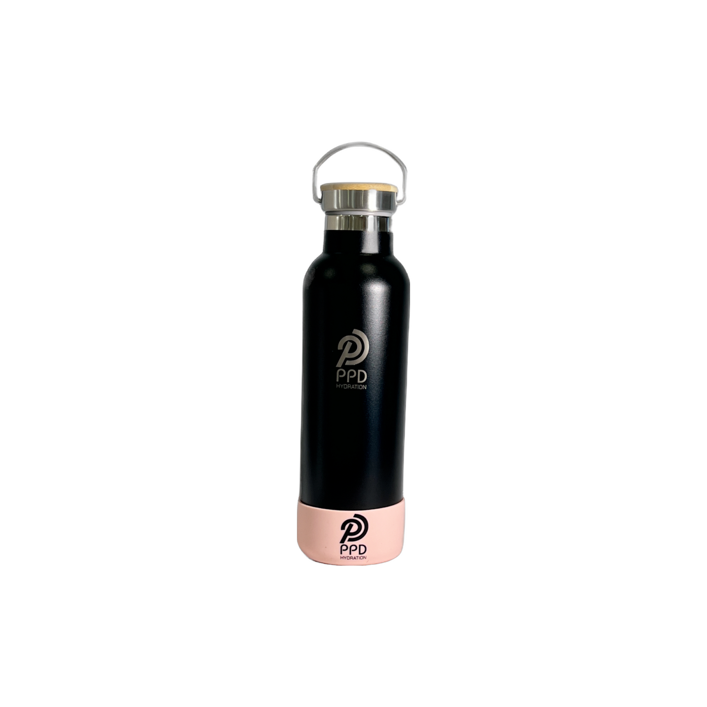 Black 750ml Insulated Water Bottle – Power Drink Hydration