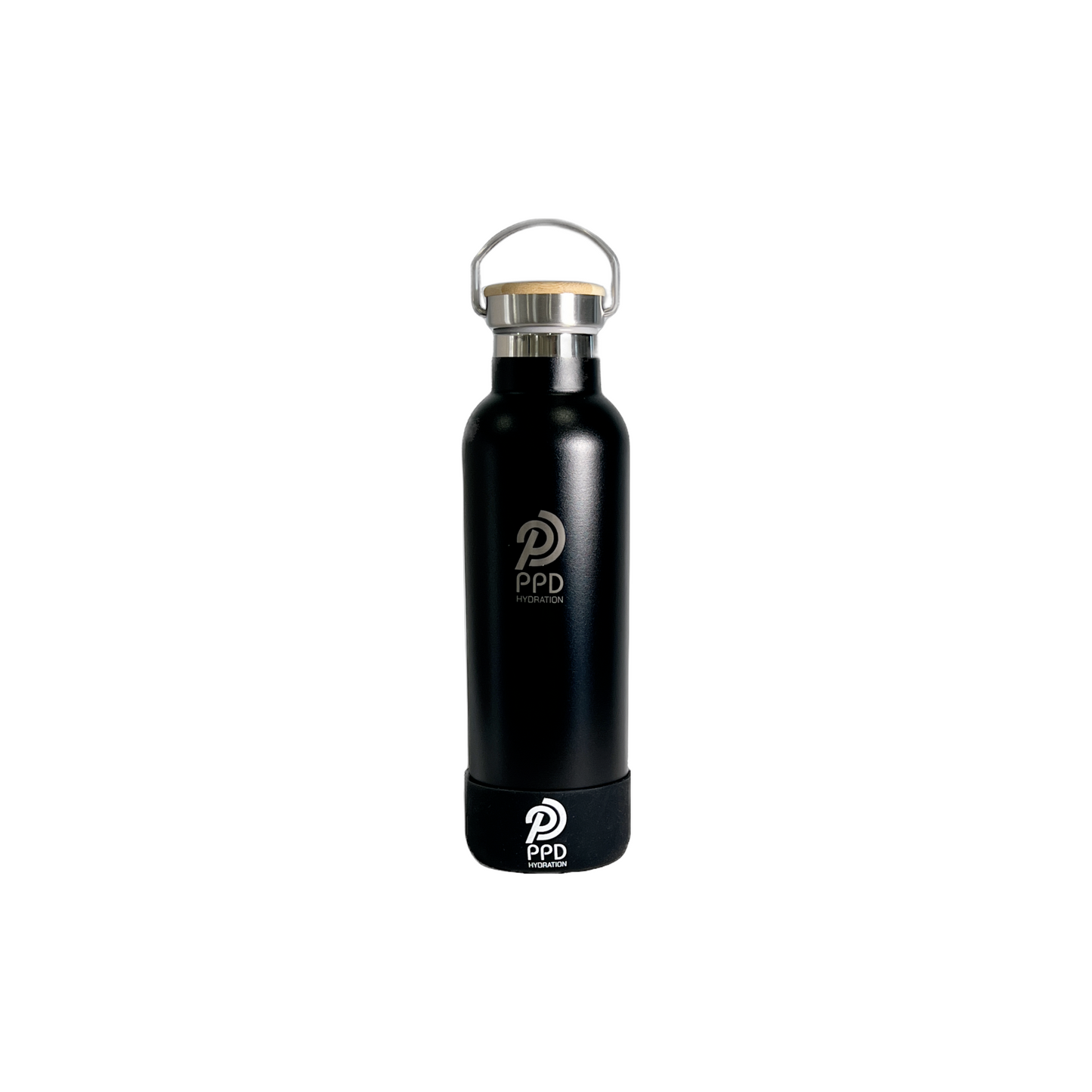 Black 750ml Insulated Water Bottle – Power Drink Hydration