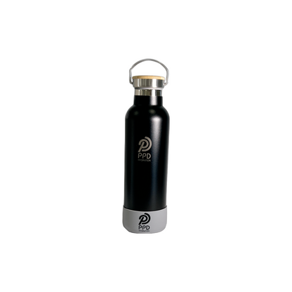 Black 750ml Insulated Water Bottle – Power Drink Hydration