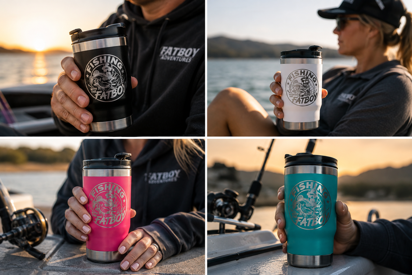 Fishing with the Fatboy x PowerDrink Hydration Hybrid Cooler