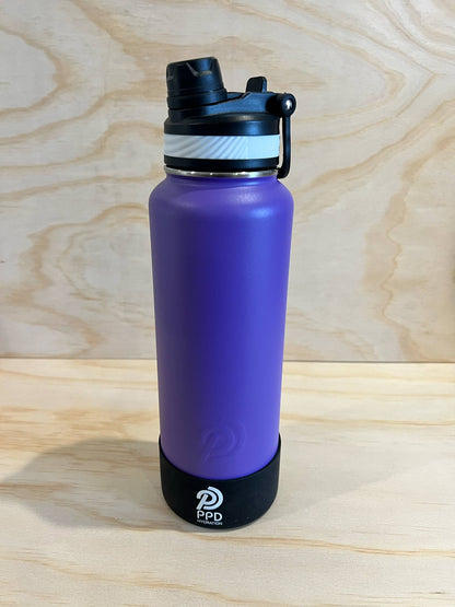 Personalised 1.2L Purple Water Bottle | Power Drink