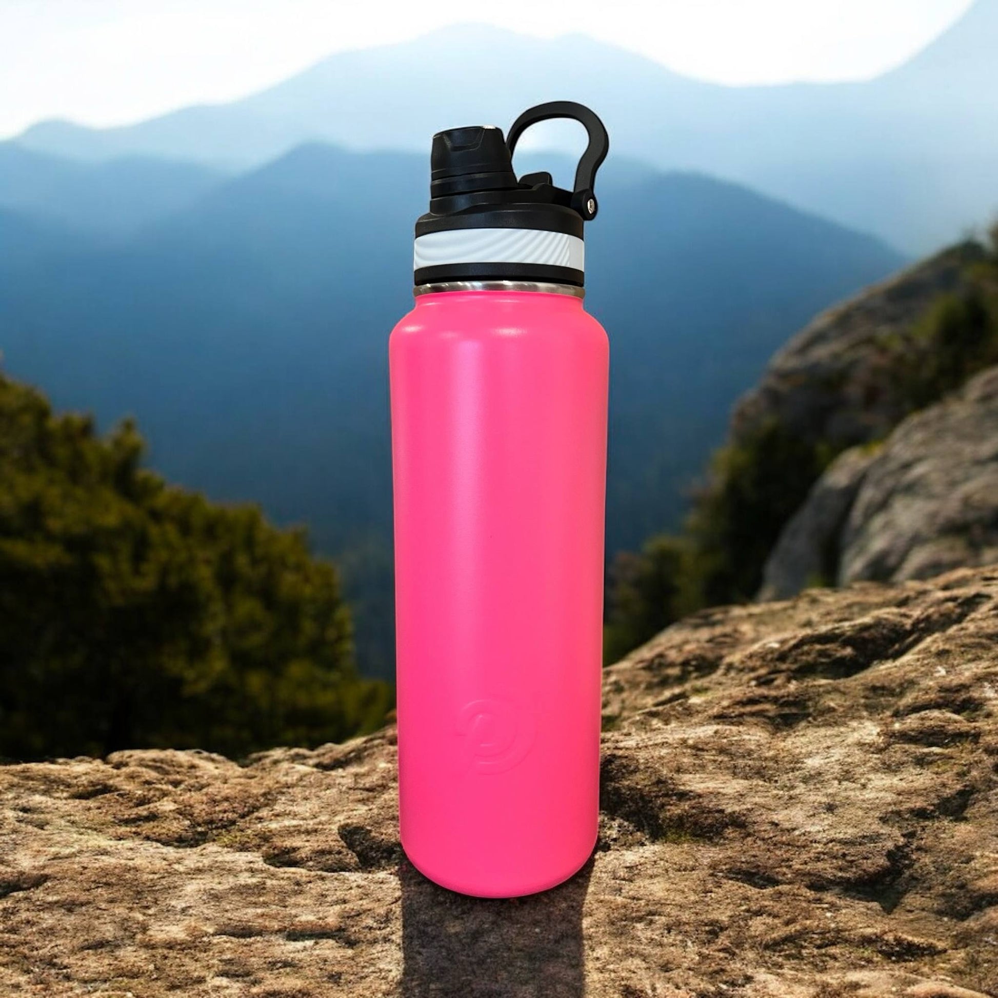 Personalised 1.2L Hot Pink Water Bottle | Power Drink