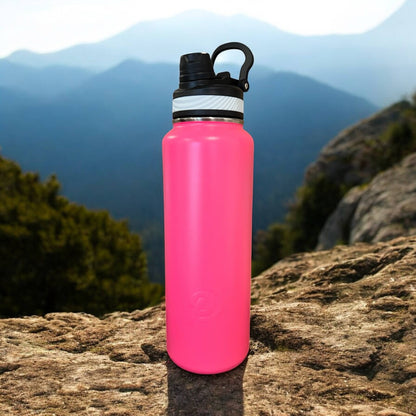 Personalised 1.2L Hot Pink Water Bottle | Power Drink
