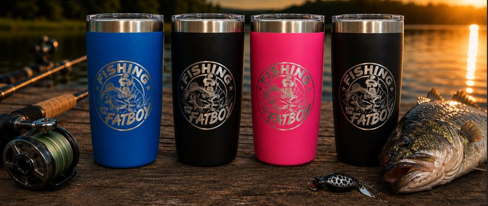 Fishing with the FatBoy x PowerDrink Hydration 10oz Travel Cup