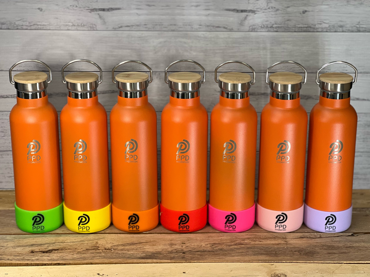 750ml Water Bottle - Orange (25oz)