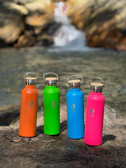 Green 750ml Insulated Water Bottle – Power Drink Hydration