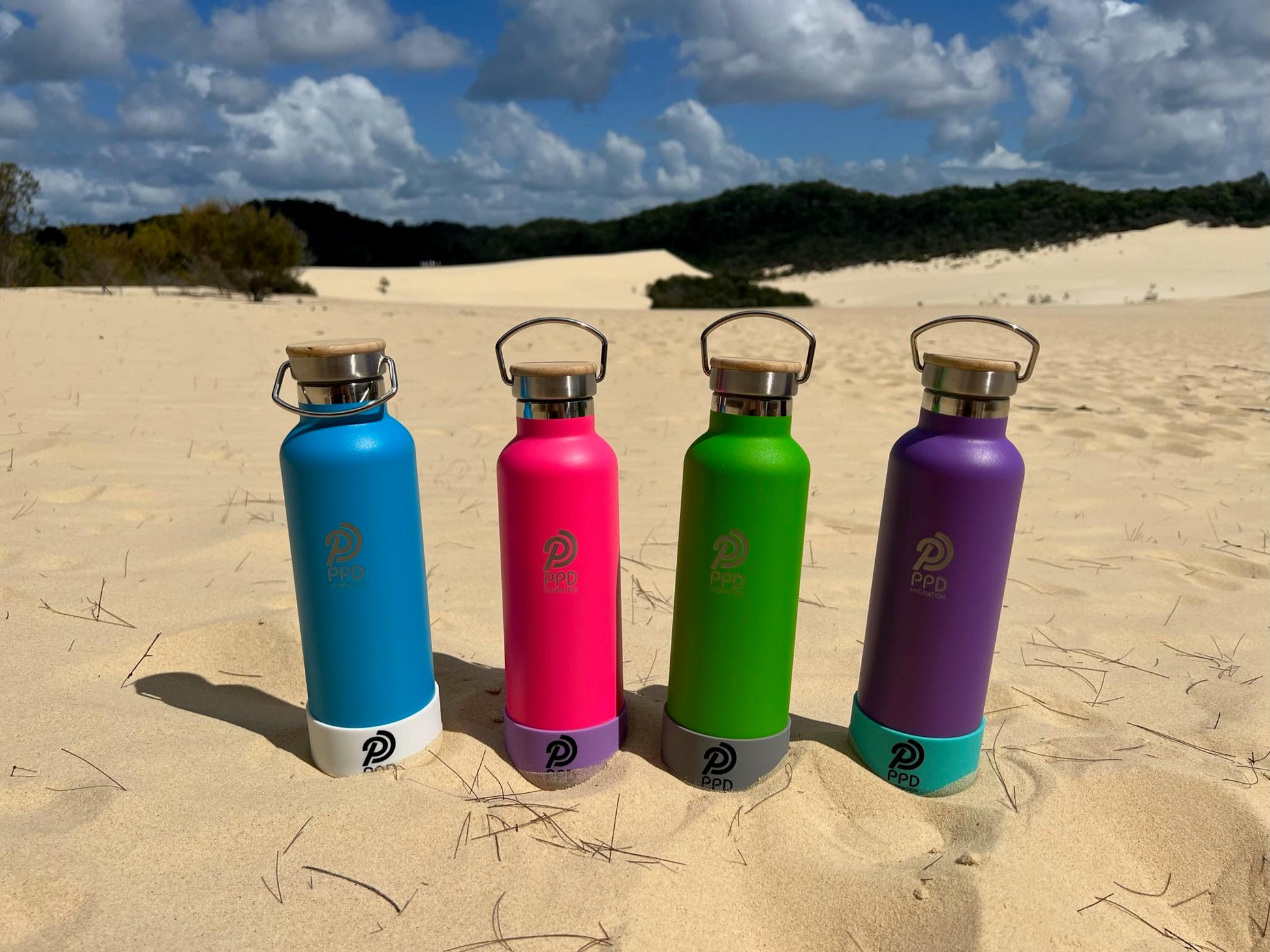 Green 750ml Insulated Water Bottle – Power Drink Hydration