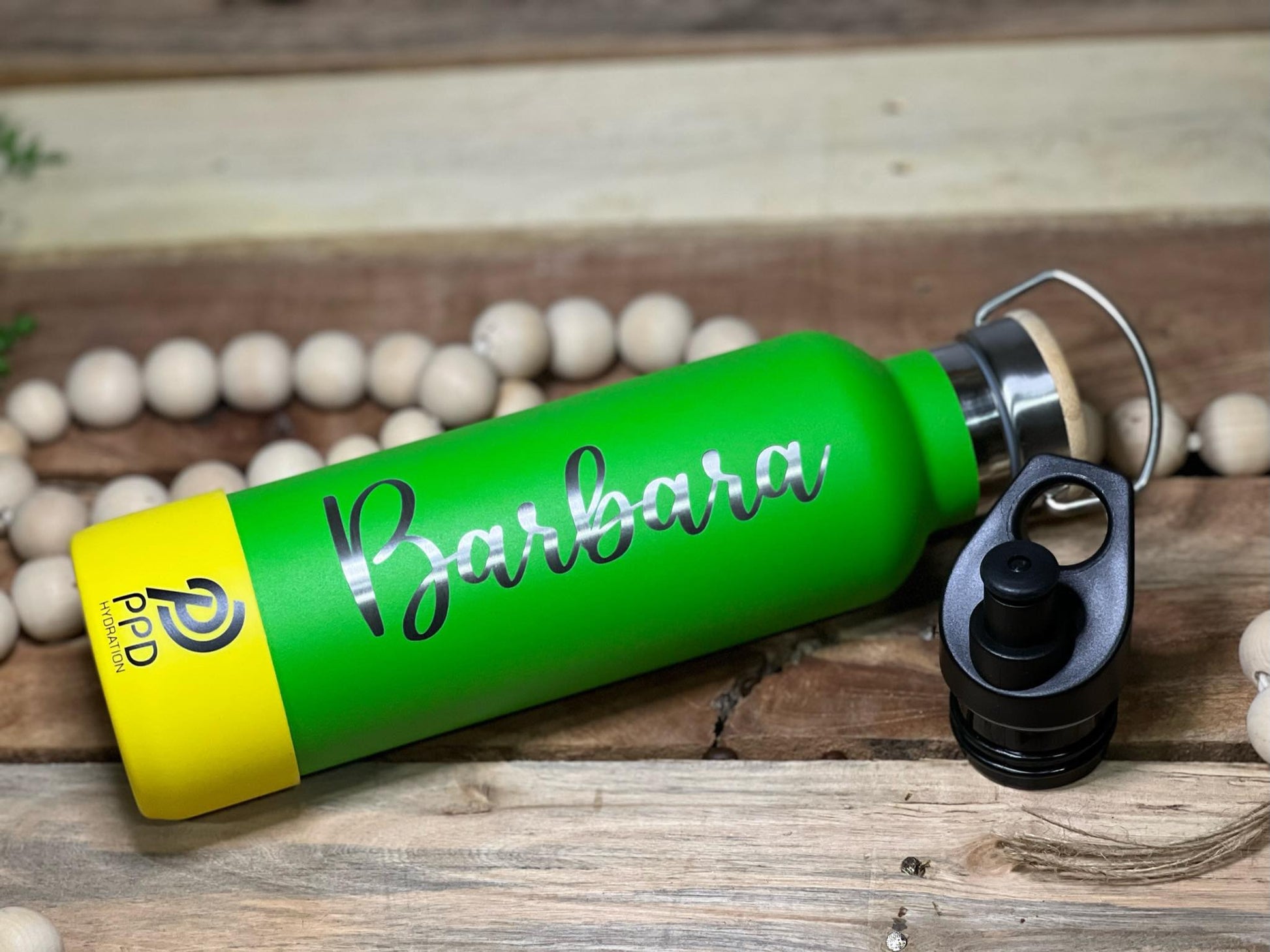 Green 750ml Insulated Water Bottle – Power Drink Hydration