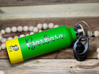 Green 750ml Insulated Water Bottle – Power Drink Hydration