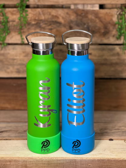 Green 750ml Insulated Water Bottle – Power Drink Hydration