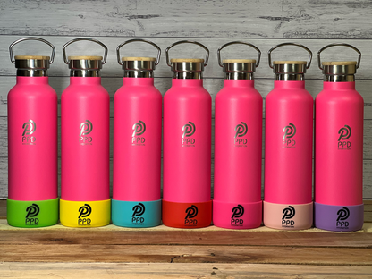Hot Pink 750ml Insulated Bottle – Power Drink Hydration