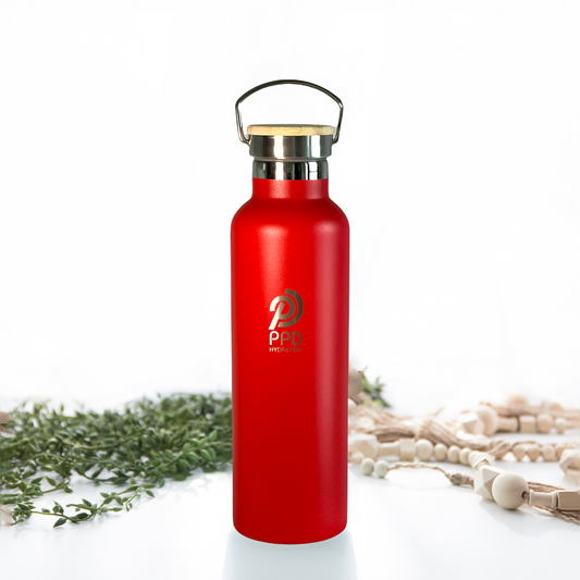 750ml Water Bottle - Red (25oz)