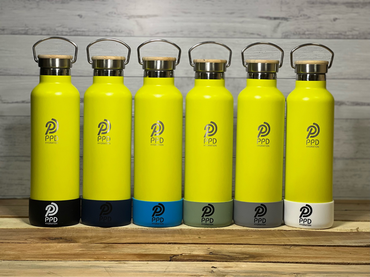 Yellow 750ml Insulated Bottle – Power Drink Hydration