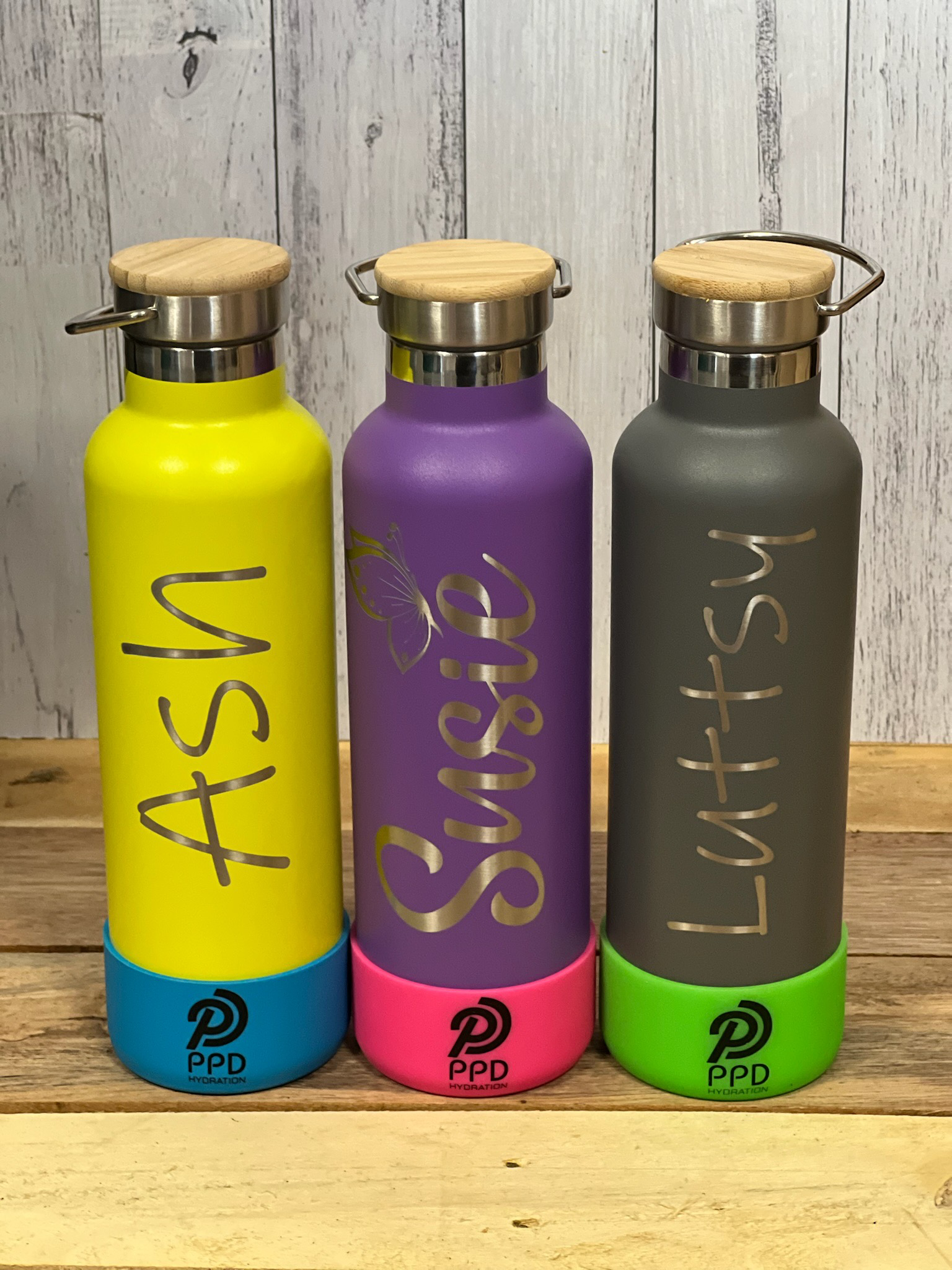 Yellow 750ml Insulated Bottle – Power Drink Hydration