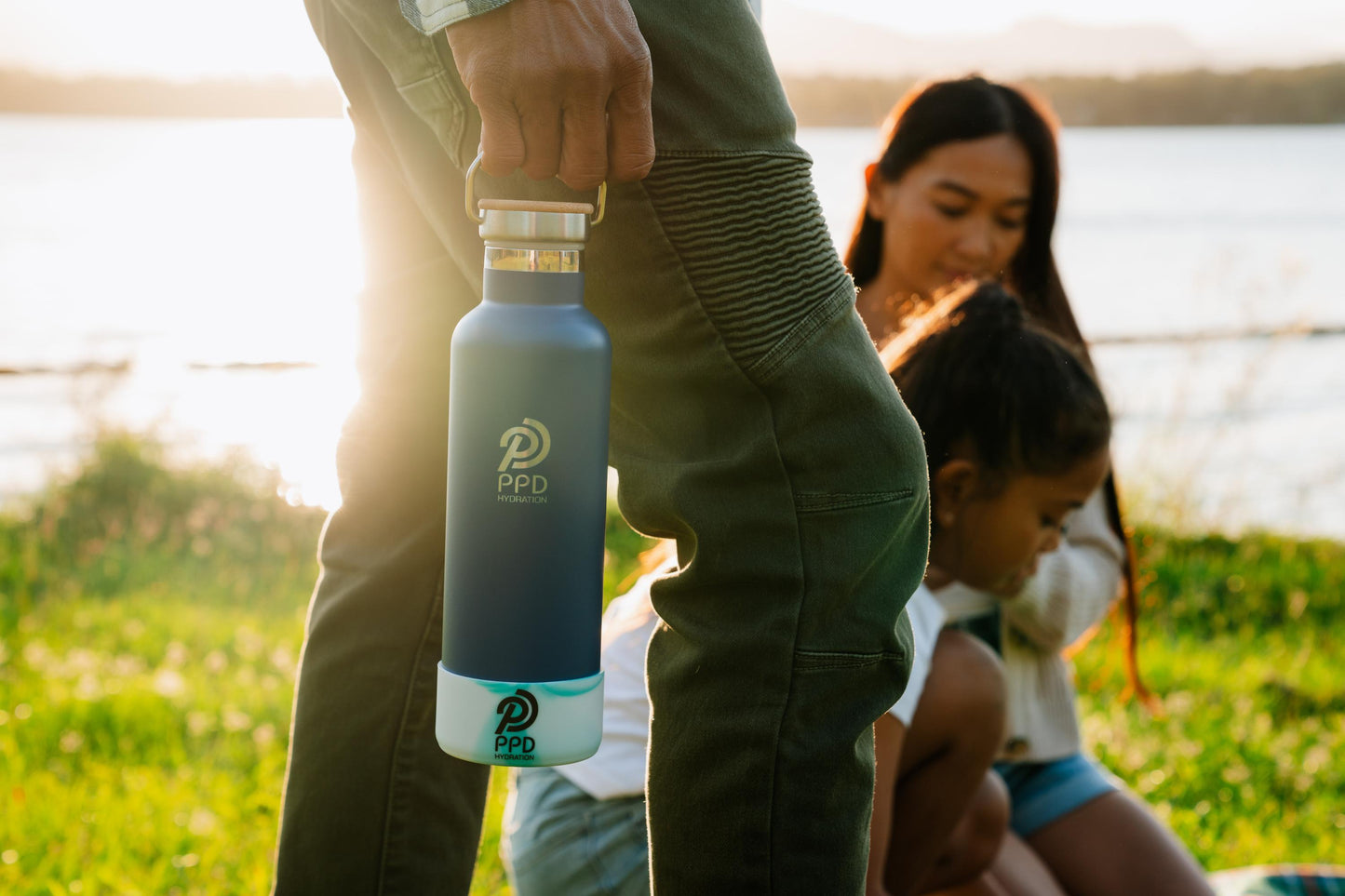 750ml Water Bottle - Sea Blue (25oz)